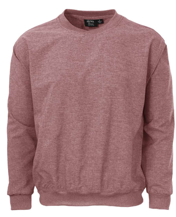 9011-CBS Men's Chambray Crew Neck Windshirt