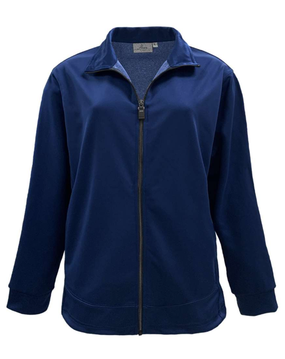 617-BDI Ladies' Bonded Interlock Full Zip Jacket