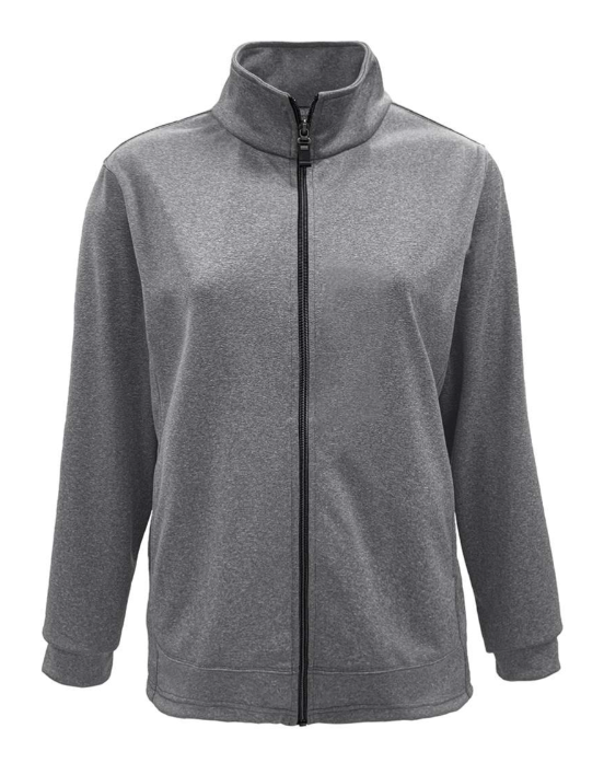  618-BDI Ladies' Bonded Interlock Full Zip Jacket
