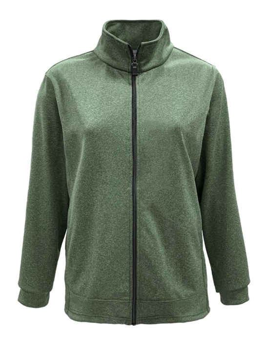  618-BDI Ladies' Bonded Interlock Full Zip Jacket