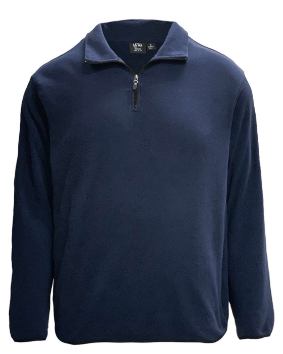 1755-VSF Men's Velour Fleece 1/4 Zip Pullover