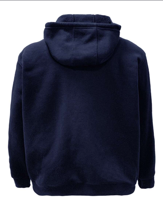 3722-CVC Unisex HEAVYWEIGHT Cotton Polyester Fleece Mock Neck 1/4 Zip Pullover Hoodie