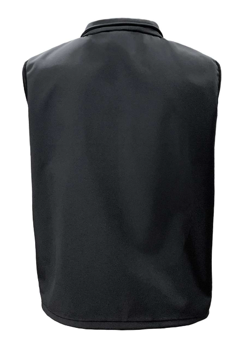 9529-S3F Men's 3 Layers Soft Shell Full Zip Vest