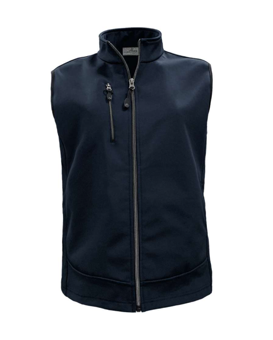 929-S3F Ladies' 3 Layers Soft Shell Full Zip Vest