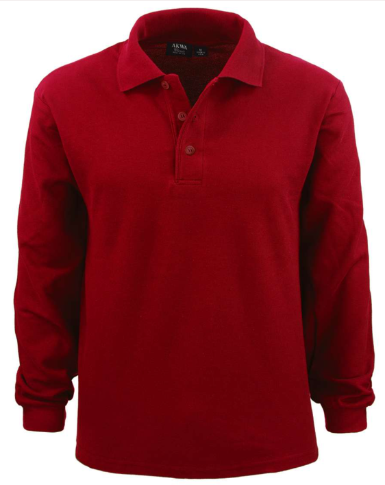 2404-PKS Men's Cotton Stretch Pique L/S Polo