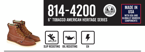 American Heritage – 6″ Tobacco Moc Toe – MAXWear Wedge™ American Heritage – 6″ Tobacco Moc Toe – MAXWear Wedge™