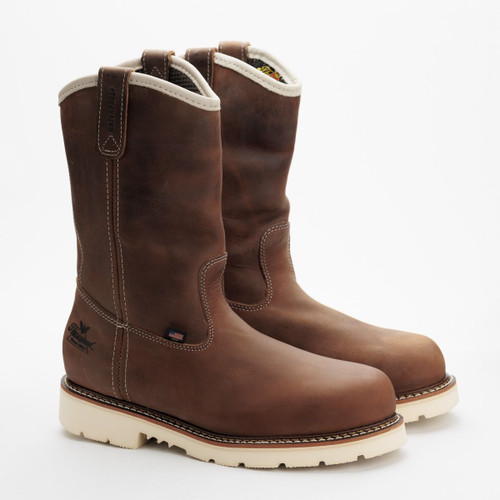 Square Toe Wellington – 11″ Pebble Bottom/Crazy Horse Upper