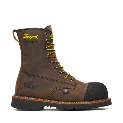 Hammerhead – 8″ Crazy Horse Nano Toe – Black MAXWear 90 Outsole
