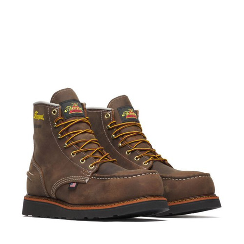 1957 Series – WP 6″ Crazy Horse Steel Moc Toe BLK Wedge