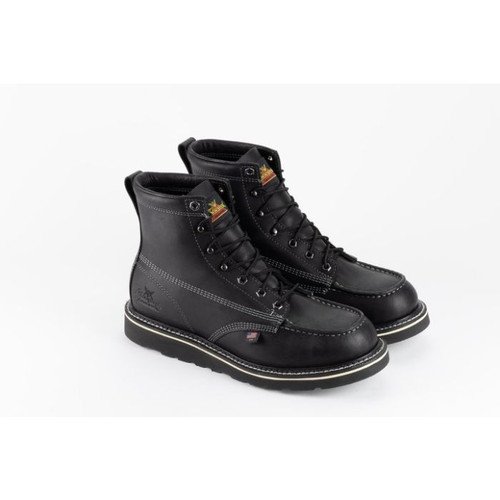 MIDNIGHT SERIES 6″ Black Moc Toe