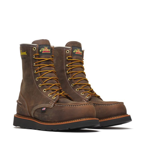 1957 Series – WP 8″ Crazy Horse Steel Moc Toe BLK Wedge