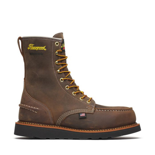 1957 Series – WP 8″ Crazy Horse Steel Moc Toe BLK Wedge