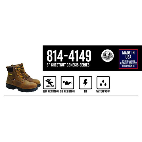 Genesis Series – 6″ Chestnut – Waterproof