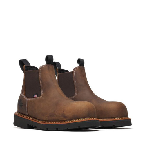 American Heritage – Chelsea Crazy Horse Nano Round Toe BLK 90