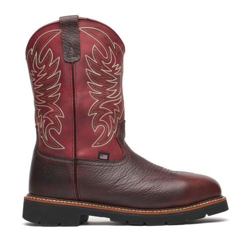 Western Work – Waterproof Chili/Crimson – 11″ Safety Toe