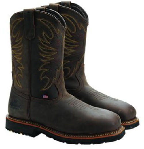 Western Work – Waterproof Crazy Horse – 11″ Safety Toe