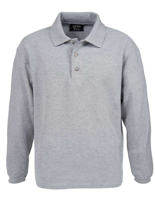 2404-PKS Men's Cotton Stretch Pique L/S Polo
