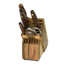 Vintage 7-Piece Block Set - Natural Walnut