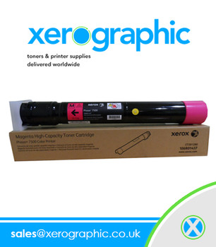 Xerox Genuine H/C Magenta Toner Cartridge, WorkCentre 6605, Phaser 6600 106R02230