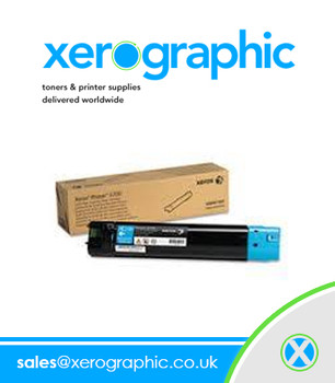 Xerox Phaser 6700, Genuine Cyan Standard Capacity Toner Cartridge 106R01503