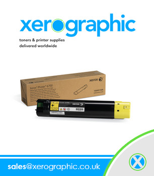 Xerox Phaser 6700 Genuine Page Pack Yellow Toner Cartridge 106R01521 106R1521