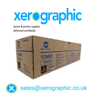 Konica Minolta Genuine Black Toner Cartridge TN616K (A1U9150) 