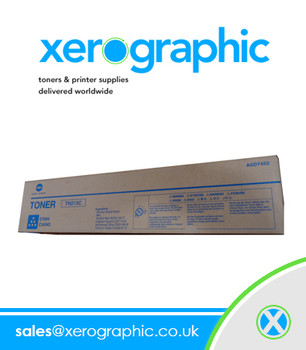 Genuine Konica Minolta Cyan Toner Cartridge Bizhub C452 C552 C652 TN613C (A0TM450) TN-613C