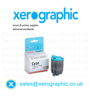 Xerox 6110MFP, Genuine Cyan Toner Cartridge (1000 Pages) 106R01271