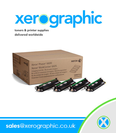 Genuine Xerox® Drum Cartridge Phaser 6600 WorkCentre 6605 6655 Versalink® C400 C405, 108R01121 676K20420