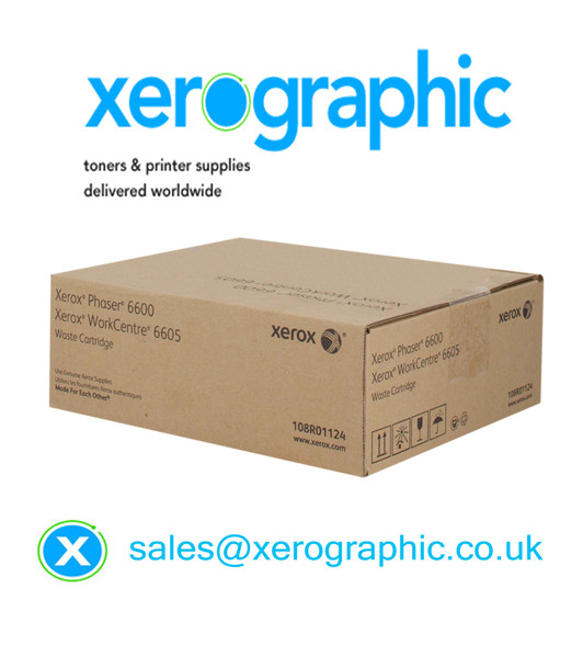 Xerox WorkCentre 6605, Phaser 6600, Genuine Waste Toner Cartridge, 108R01124