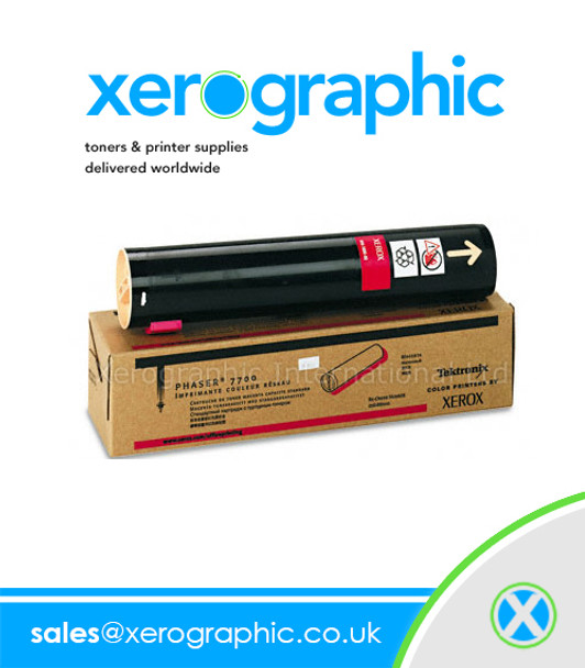 Xerox Phaser 7760 High Capacity Genuine Magenta Toner Cartridge 106R01161