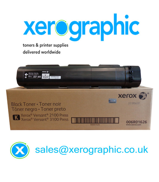 Xerox Versant 2100, 3100, 4100, Genuine Black Toner Cartridge 006R01630