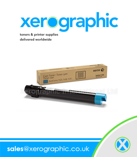 Xerox 7425, 7428, 7435, Genuine Cyan Toner Cartridge - 006R01394