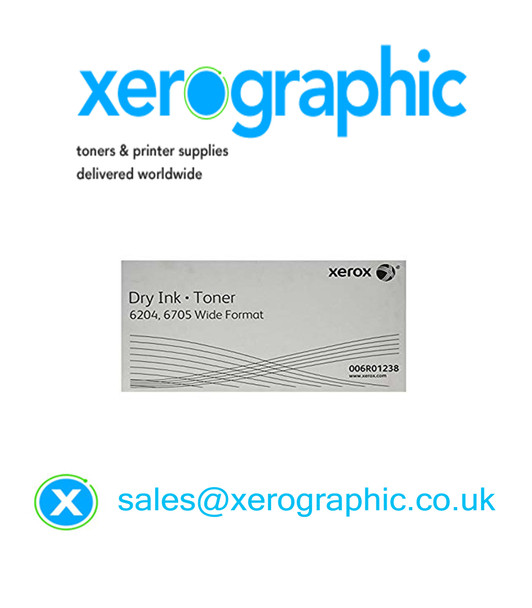 Xerox 6204 6604 6605 Wide Format Genuine Dry Ink Toner cartridge 006R01238 6R1238