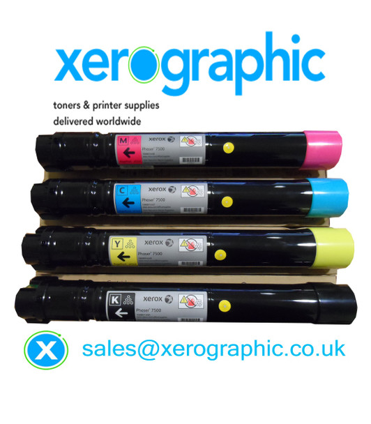 Xerox VersaLink C7020, C7025, C7030, Genuine CYMK Toner Cartridge 106R03733, 106R03734, 106R03735, 106R03736