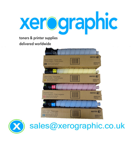 Xerox Versalink C7120, C7125, 7130, Genuine MultiPack CYMK Toner Cartridge 006R01824 006R01825 006R01826 006R01827