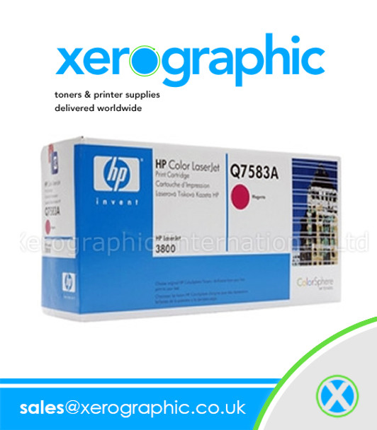 Xerox HP Colour LaserJet 3800 CP3505 Printer Series (CB441A/CB442A/CB443A/CB444A Yellow Print Cartridge - Q7583A