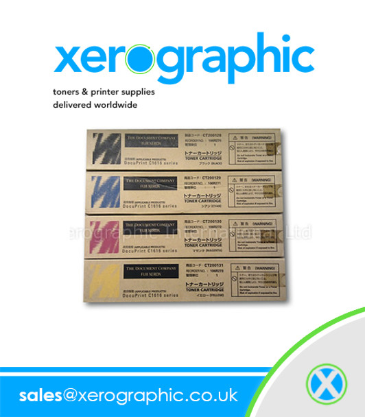 Xerox C1616 Toner Set - 106R271 106R272 106R273 106R274