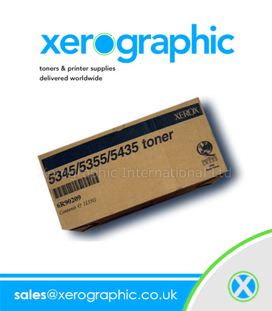 Xerox 5345 5355 5435 Black Toner - 6R90209