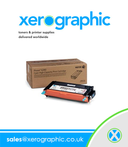 Xerox Phaser 6180MFP Genuine High-Capacity Cyan Toner Cartridge 113R00723