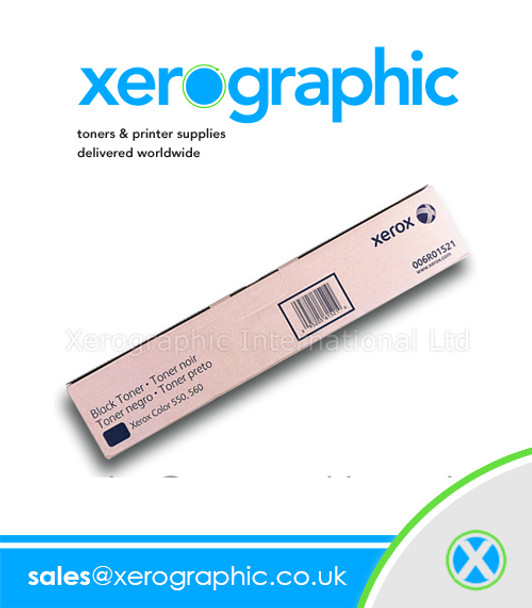 Xerox WorkCentre 7965, 7975, Xerox 570, 550, 560, C60, C70 Genuine (SOLD) Black Toner Cartridge - 006R01525 (Non Page Pack) 6R1525