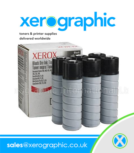 Xerox Document Centre 490, 480, 470, 465, 460, 455, 265, 255, 240 WorkCentre Pro C90, C75, C65 Genuine 6  Black Toner Cartridge- 006R90321
