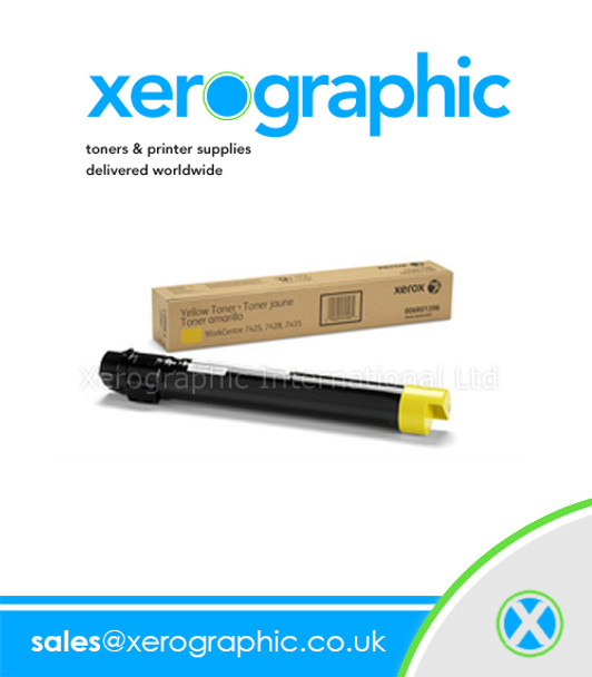 Xerox WorkCentre 7525 7530 7535 7545 7556 Genuine DMO Yellow Toner Cartridge  006R01518