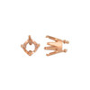 Embeddable Round Prong Setting - Copper - 5mm