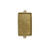 Rectangle Link Bezel - Antique Gold - 39 x 22mm