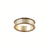 Ring Core 6mm wide - Channel - Bronze - UK Size T 1/2
