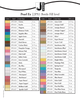 Pearl Ex Colour Chart