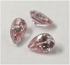 Liquid cut pink pear stones.