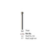 Plated Diamond Points - Ball - 3.3mm 106-APD6