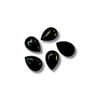 Cabochon - Pear - Obsidian - 25mm